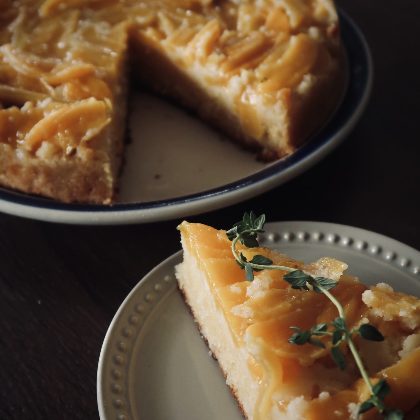 Artfully prepared plant-based dish